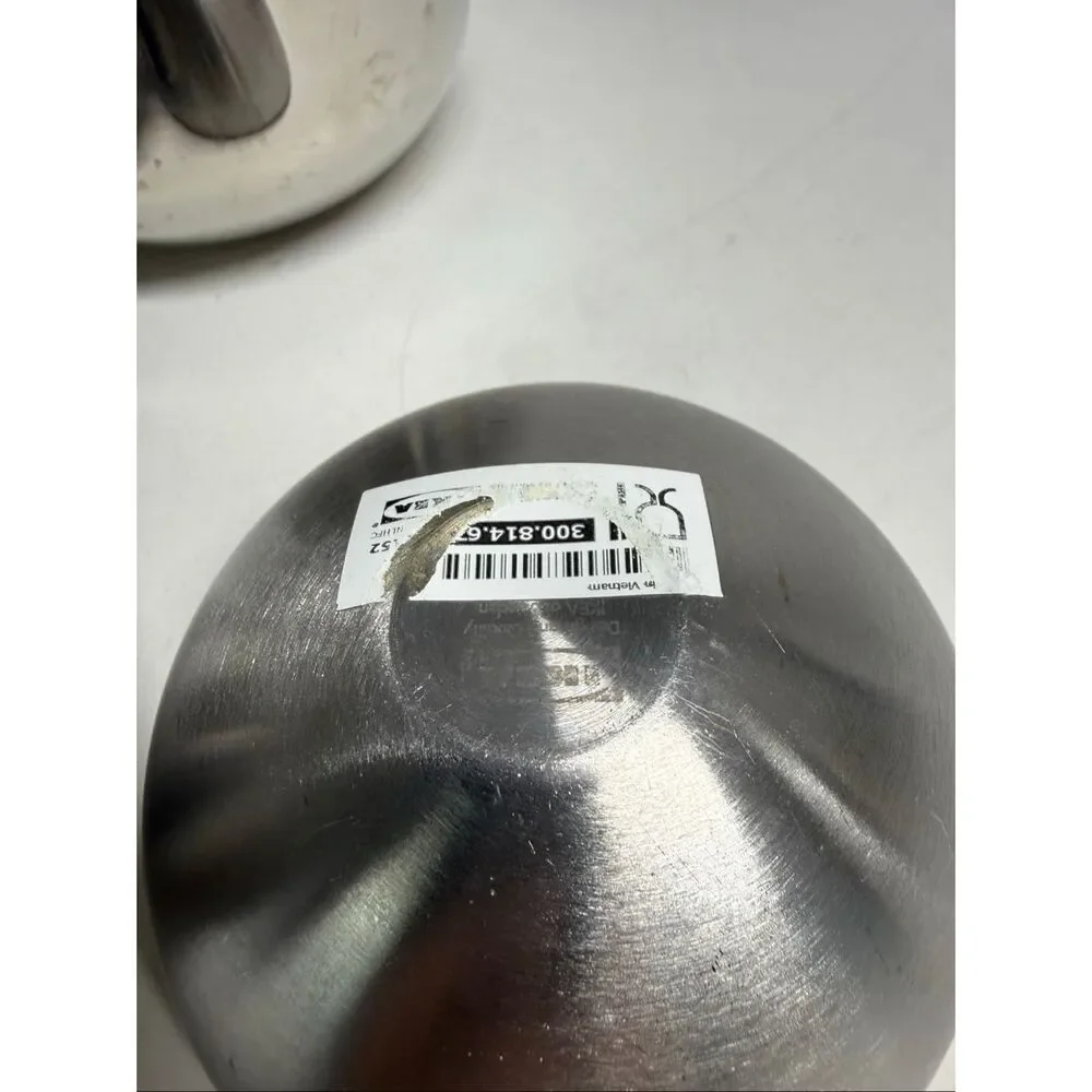 Set of 5 Stainless Steel Mixing Bowls 3 IKEA + 2 Unbranded Nesting Kitchen Bowls
